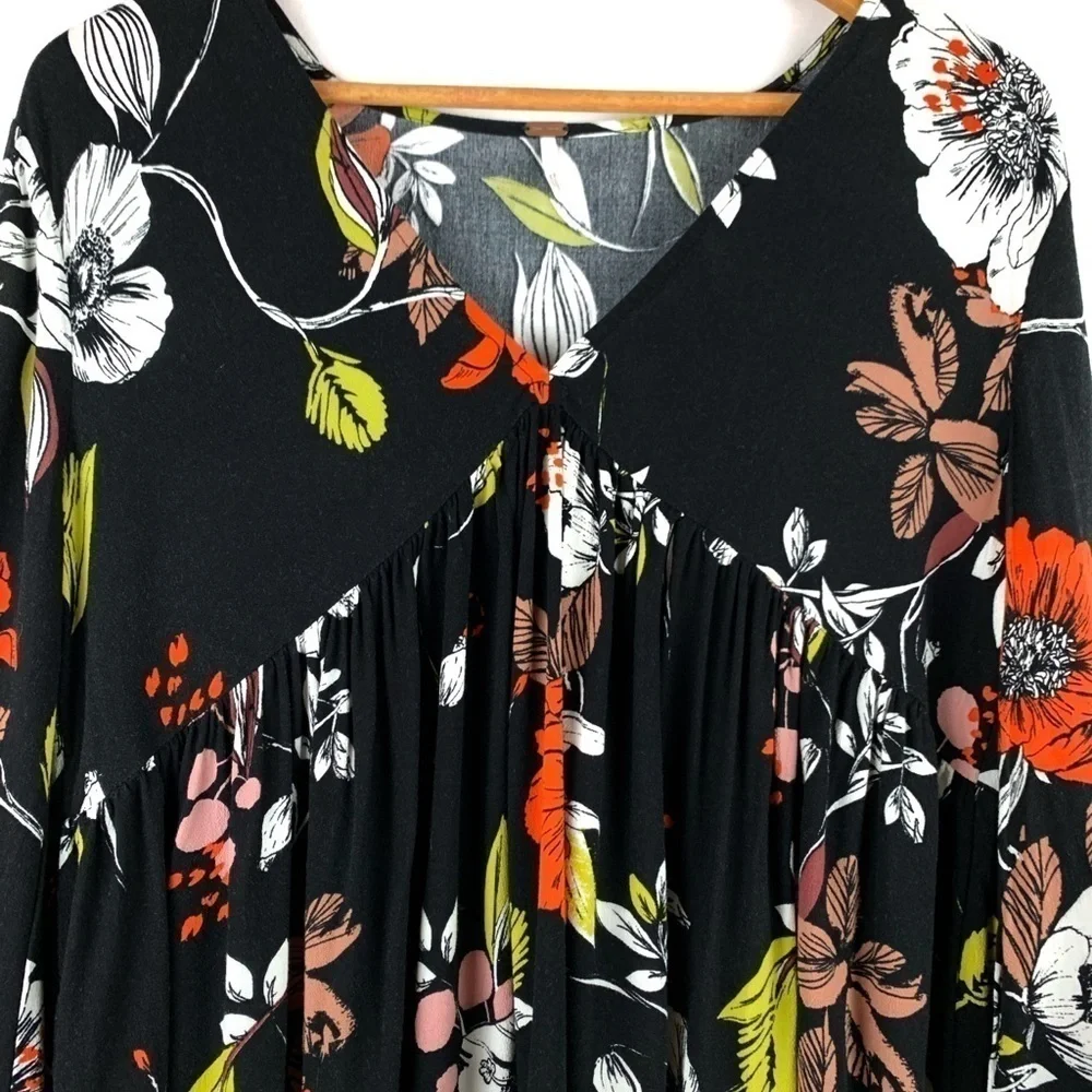 Free People Bella floral tunic